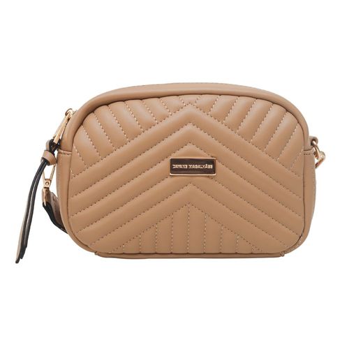 Bolsa Transversal Média Matelassê Dayane Magalhães Nude