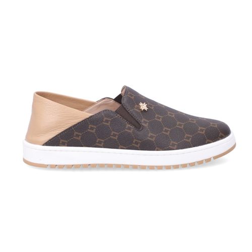 Tênis Feminino Luz Da Lua Monograma Mocca