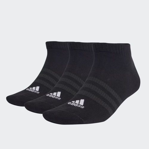 Kit Meia Masculino Sportwear Low-Cut Adidas 3 Pares Preto
