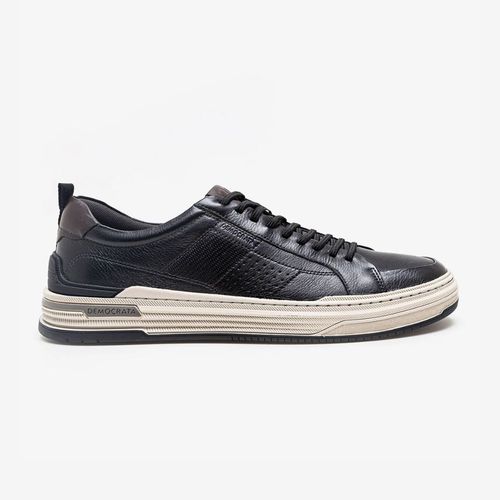 Sapatênis Masculino Democrata Denim Mike Preto
