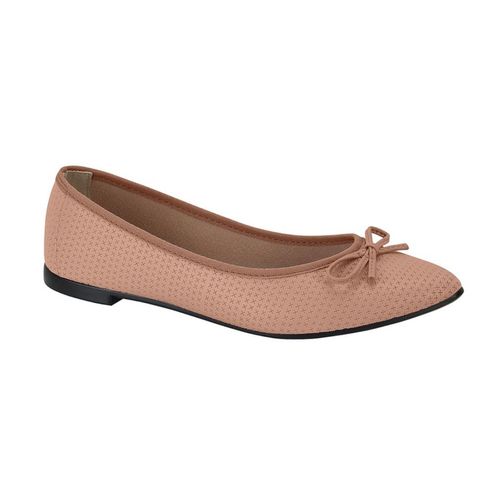 Sapatilha Feminina Bico Fino Moleca Nude