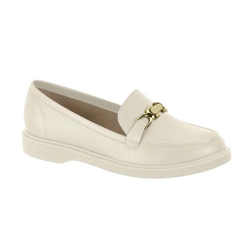 Sapato Feminino Mocassim Moleca Branco