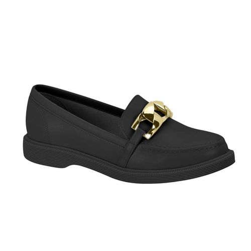 Sapato Feminino Mocassim Moleca Preto