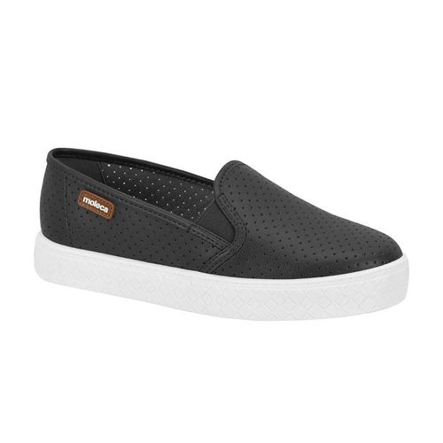 Tênis Moda Casual Feminino Moleca Preto