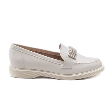 Sapato Feminino Mocassim Moleca Branco