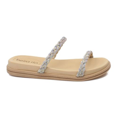 Tamanco Feminino Anabela Beira Rio Bege