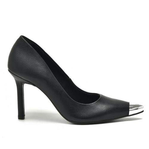 Sapato Feminino Salto Alto Fino Via Marte Preto