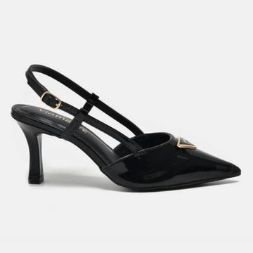 Sapato Feminino Scarpin Via Marte Preto
