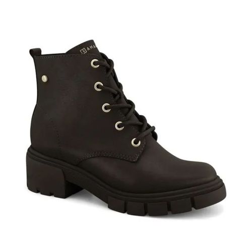 Bota Feminina Coturno Ramarim Marrom