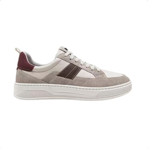 Sapatênis Masculino Democrata Denim Bold Branco