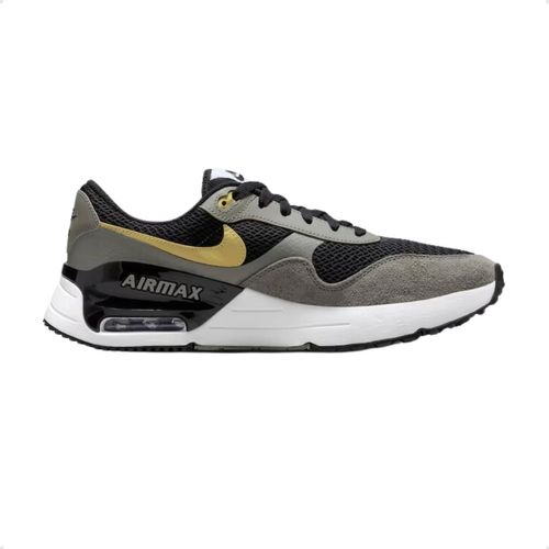 Tênis Casual Masculino Nike Air Max Systm Preto E Cinza