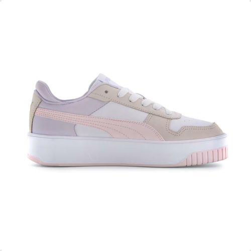 Tênis Casual Feminino Puma Street Bdp Branco E Rosa