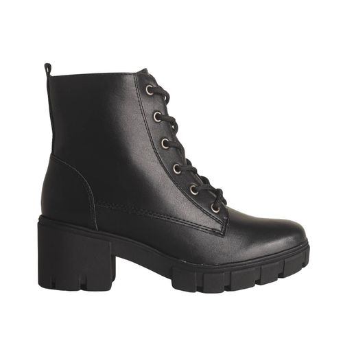 Bota Feminina Coturno Via Marte Preta