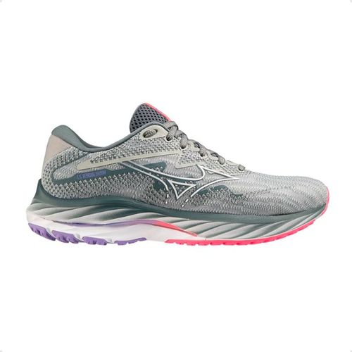 Tênis Feminino Running Mizuno Wave Rider 27 Cinza