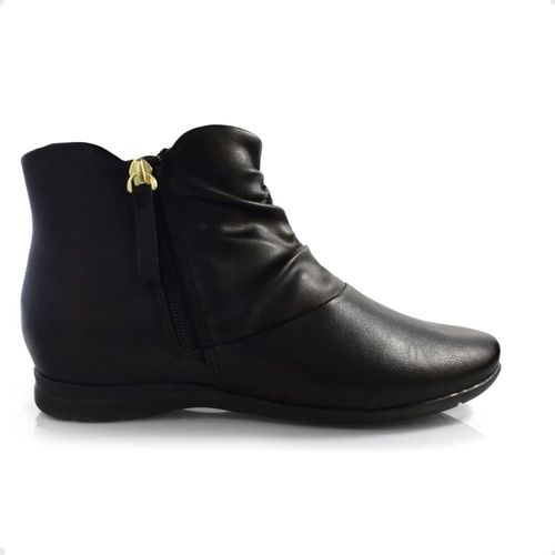 Bota Feminina Cano Baixo Comfortflex Preta