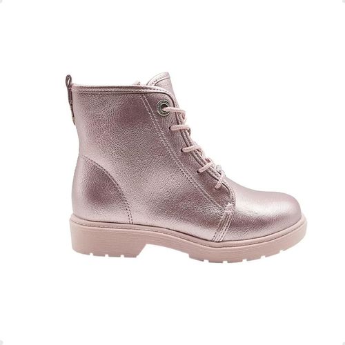 Bota Infantil Coturno Molekinha Rosa