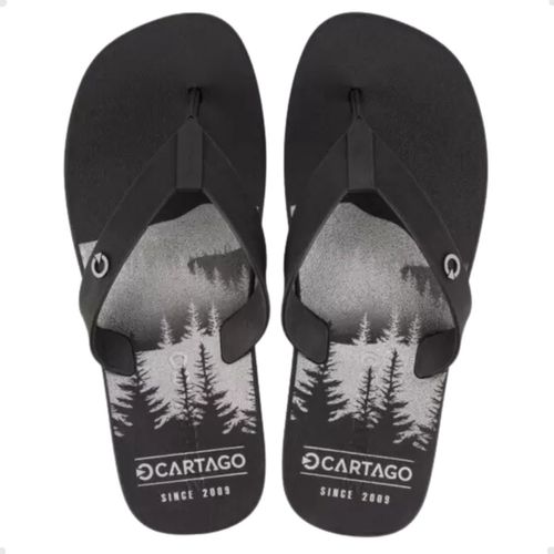 Chinelo Masculino Dedo Cartago Atlanta Preto