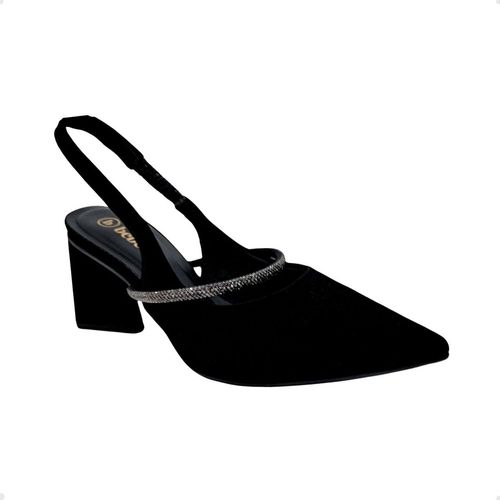 Sapato Feminino Bebecê Slingback Preto
