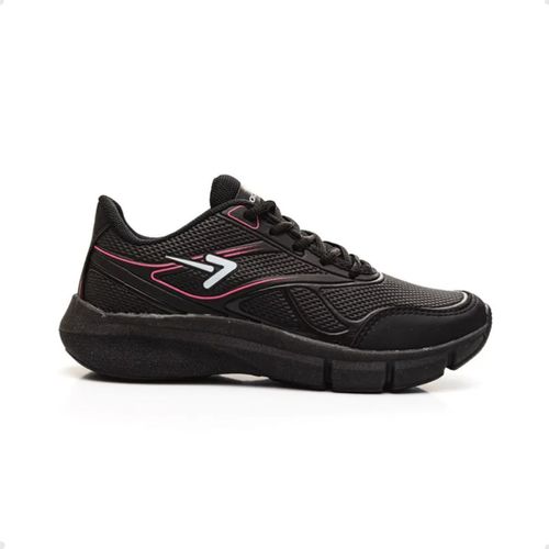 Tênis Running Feminino Box 200 Preto E Pink