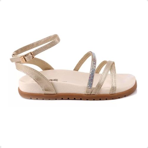 Sandália Infantil Papete World Colors Dourado