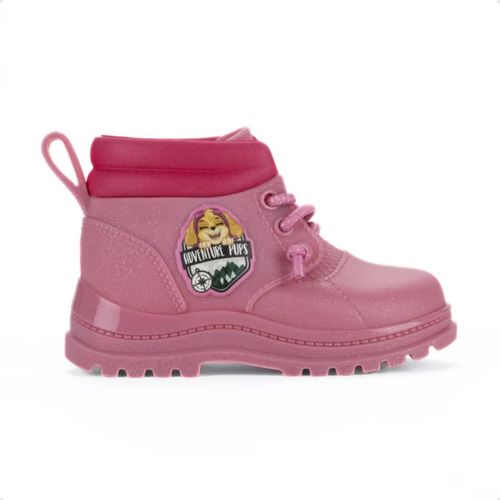 Bota Bebê Grendene Patrulha Canina Adventure Rosa