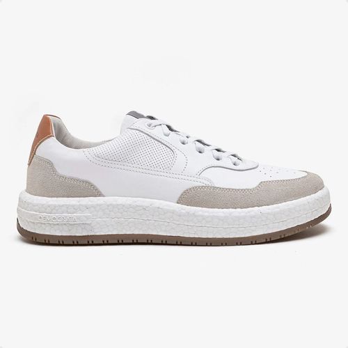 Sapatênis Masculino Democrata Denim Drake Branco