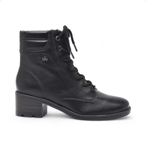 Bota Feminina Coturno Via Marte Preta