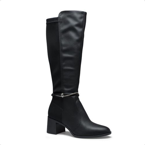 Bota Feminina Cano Alto Dakota Preta