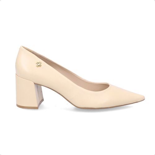 Sapato Fem Salto Alto Grosso Luz Da Lua  60330001-