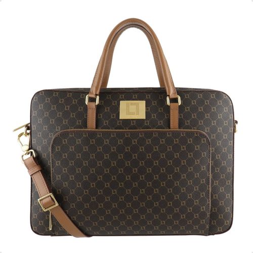 Bolsa Executiva Extra Grande Luz Da Lua Marrom