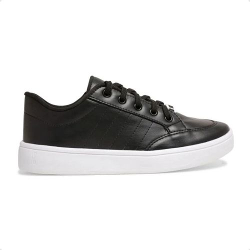 Tênis Moda Feminino Em Couro Santa Lolla Preto