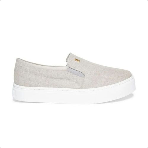 Tênis Moda Feminino Santa Lolla Slip On Bege