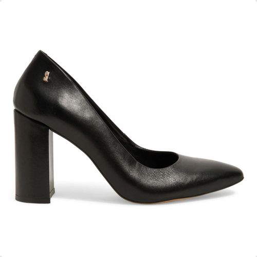 Sapato Feminino Salto Alto Grosso Santa Lolla Preto
