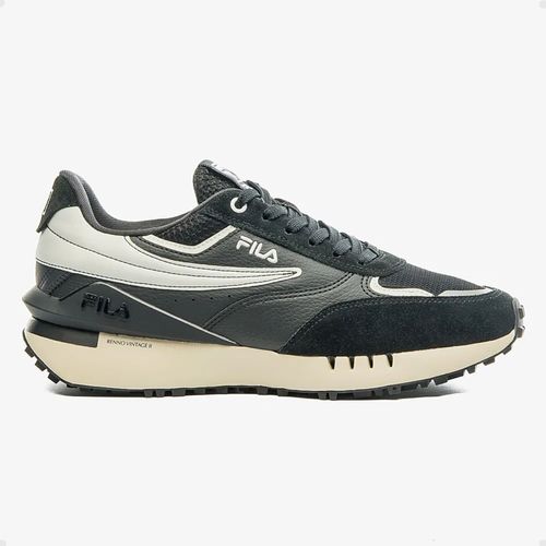 Tênis Casual Masculino Fila Renno Vintage Ii Preto