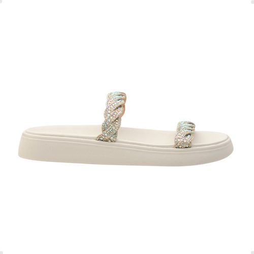 Tamanco Feminino Slide Papete Moleca Branco
