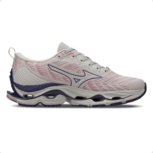 Tênis Running Feminino Mizuno Wave Stratos 2 Cinza