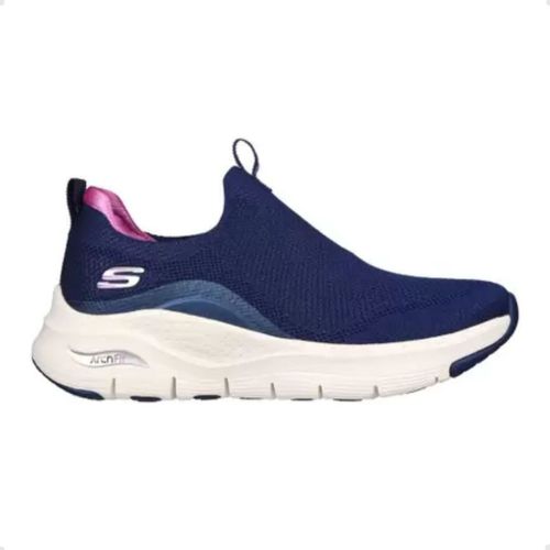 Tênis Running Feminino Skechers Arch Fit Azul