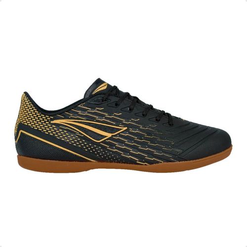 Chuteira Indoor Masculina Penalty Garra Y-2 Preta E Dourada