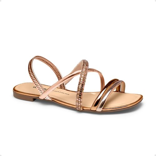Sandália Feminina Rasteira Dakota Bronze