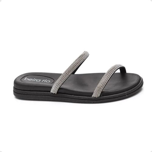 Tamanco Feminino Papete Beira Rio Stass Preto