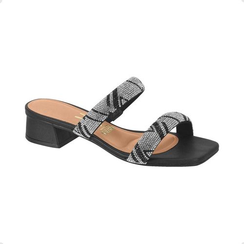 Tamanco Feminino Salto Baixo Vizzano Preto
