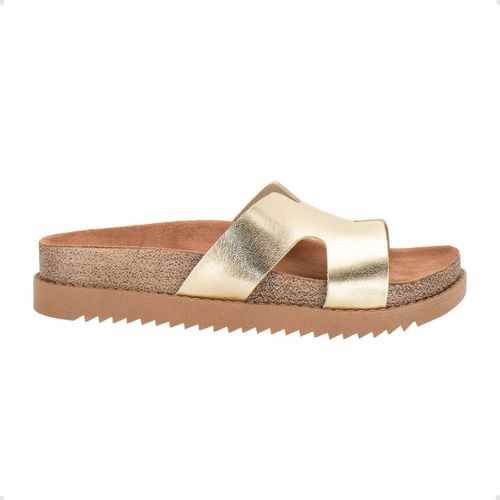 Tamanco Feminino Papete Moleca Dourado