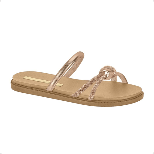 Tamanco Feminino Papete Moleca Dourado
