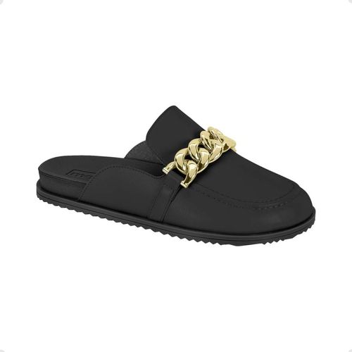 Sapato Feminino Mule Mocassim Moleca Preto