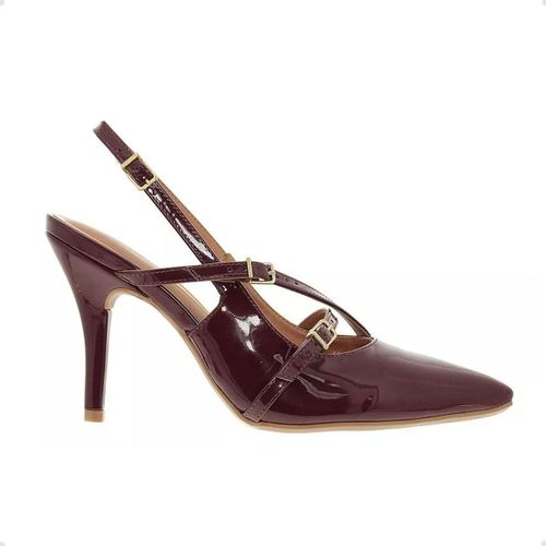 Sapato Feminino Scarpin Vizzano Vinho
