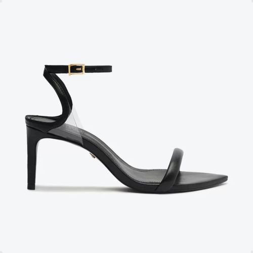 Sandalia Fem Salto Medio Fino Schutz  S210390075-0010