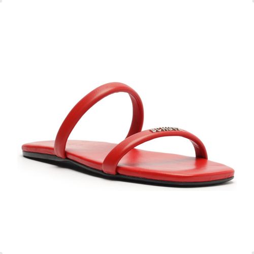 Tamanco Feminino Rasteiro Schutz Vermelho