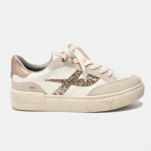 Tênis Moda Feminino Casual Via Marte Bege