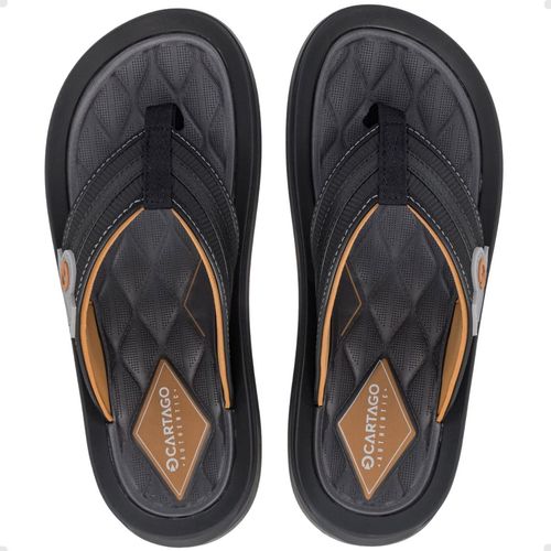 Chinelo Masculino Dedo Cartago Santorini Preto