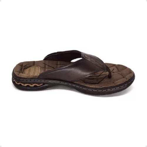 Chinelo Masculino Dedo Pegada Marrom